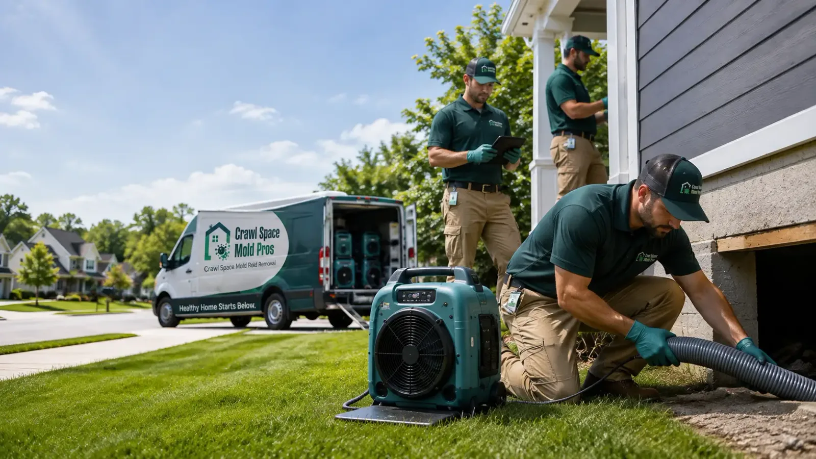Crawl Space Mold Removal in Hartstown, PA